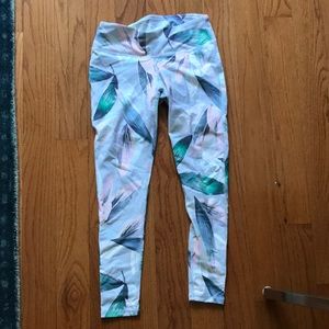 Fabletics xs 0 print yoga pants